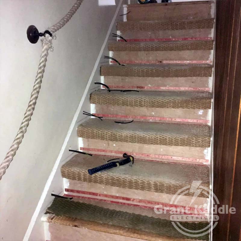 Projects-Stairway02 Grant Keddle Electrical - Stairway Lighting Installation