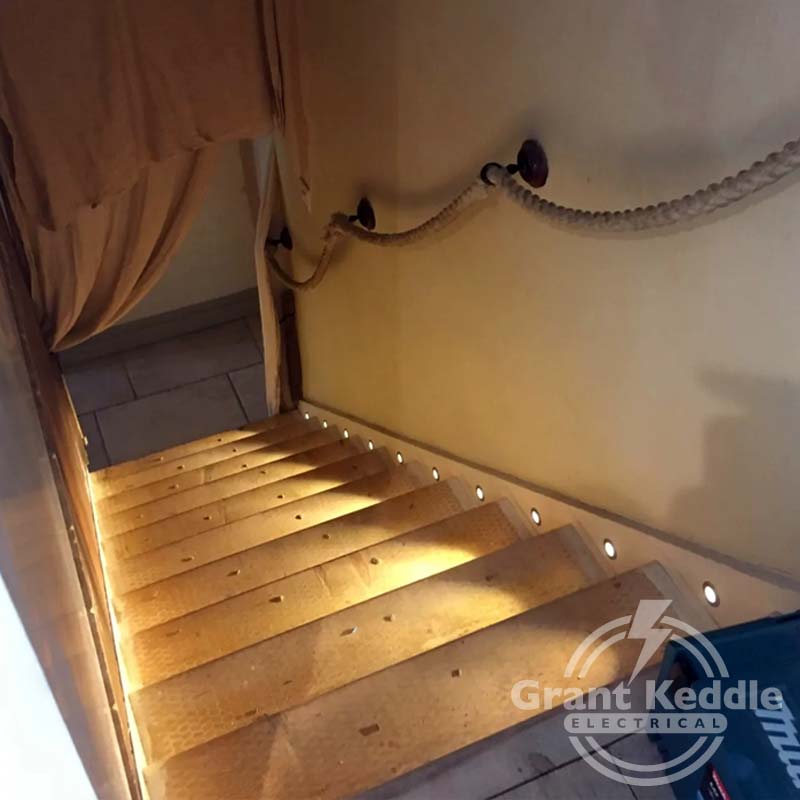 Projects-Stairway04 Grant Keddle Electrical - Stairway Lighting Installation