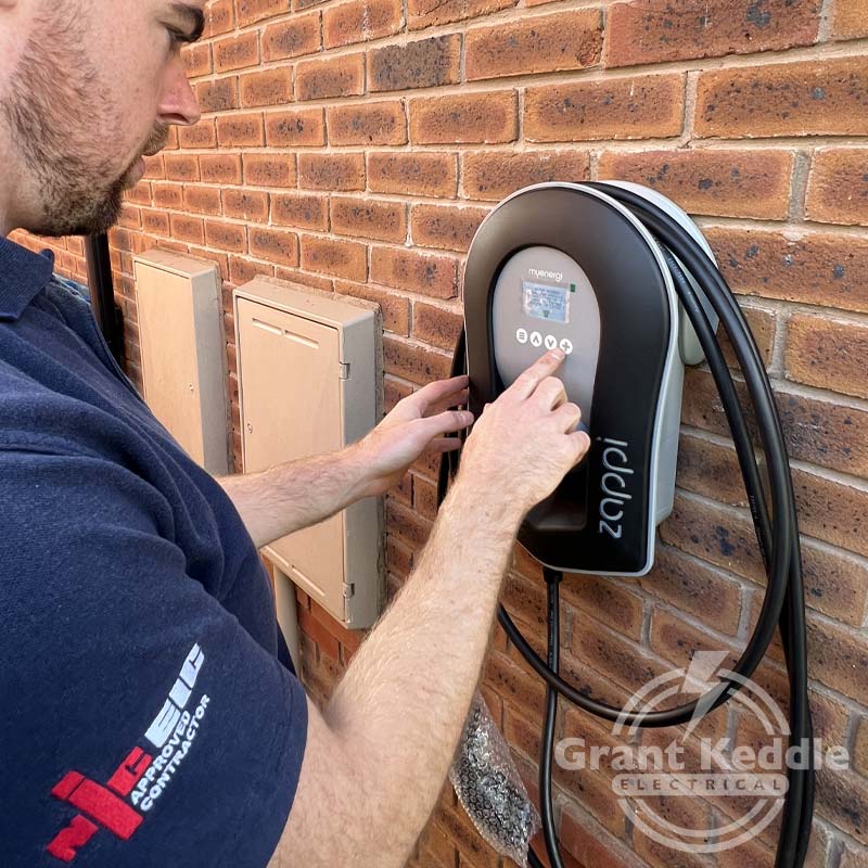 Grant Keddle Electrical - Zappi Car Charge Point Install
